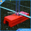 High quality factory used temporary fencing / temporary fence stands concrete